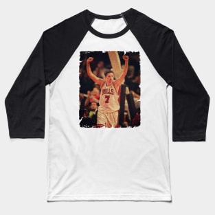 Toni Kukoc #7 in Chicago Bulls Baseball T-Shirt